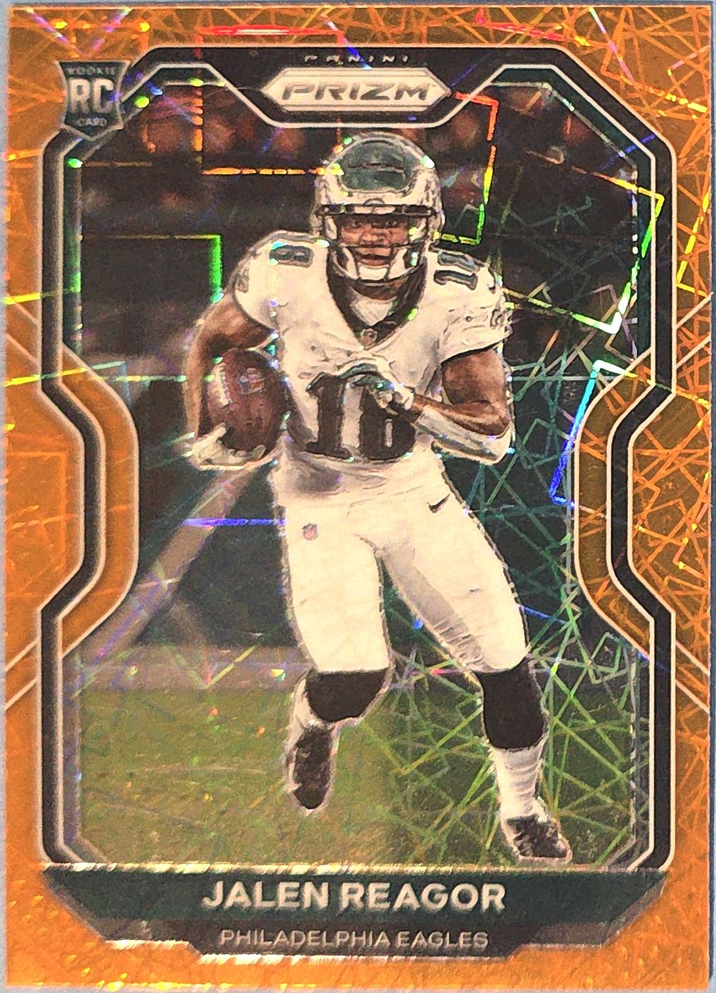Jalen Reagor 2020 Panini Orange Ice Prizm Rookie #342 (RC)