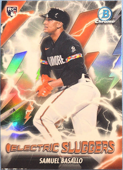 Samuel Basallo 2026 Bowman Chrome Electric Sluggers Rookie #ES-10 (RC)