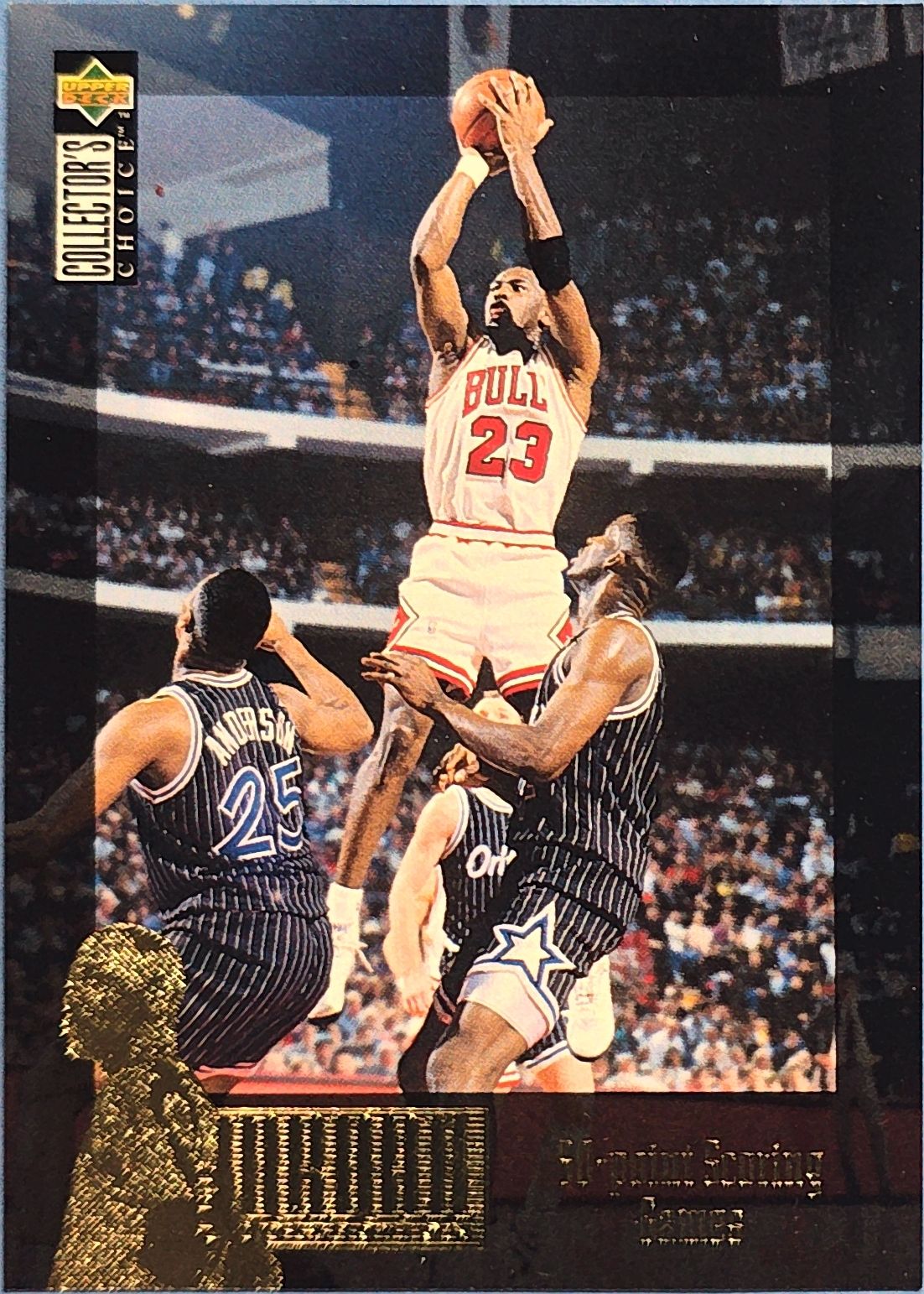 Michael Jordan 1995 Upper Deck Collector's Choice 'High Scoring Games' #JC10