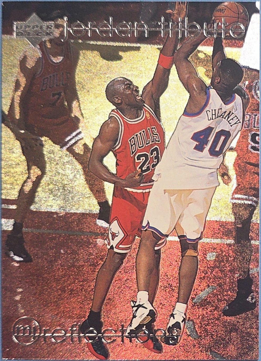 Michael Jordan 1998 Upper Deck Jordan Tribute 'Reflections' #mj77