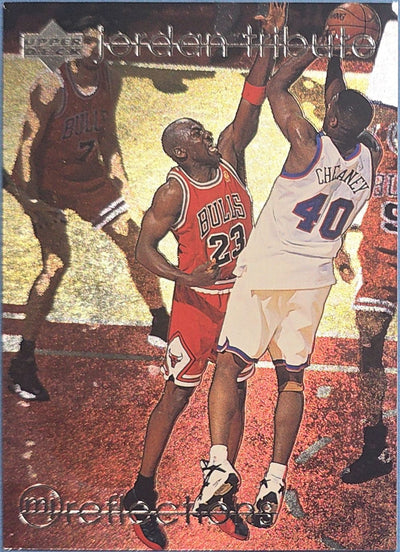 Michael Jordan 1998 Upper Deck Jordan Tribute 'Reflections' #mj77