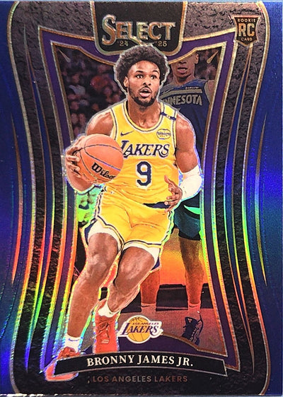 Bronny James 2024-25 Panini Select Mezzanine Blue Prizm Rookie #369 (RC)