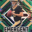 Tyler Shough 2025 Panini Prizm Emergent Green Prizm Rookie #8 (RC)