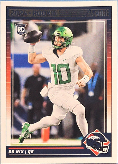 Bo Nix 2024 Panini Score Rookie #332 (RC)