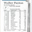 Walter Payton 1986 Topps '1000 Yard Club' #7