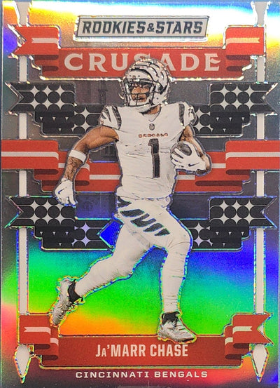 Ja'Marr Chase 2024 Panini Rookies & Stars Silver #C-JCE