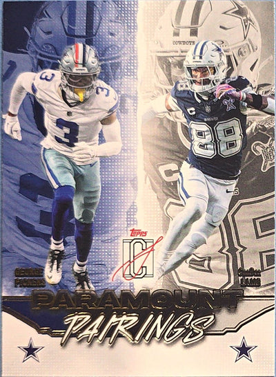 George Pickens & CeeDee Lamb 2025 Topps Paramount Pairings #PP-13