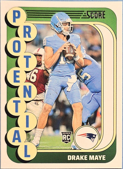 Drake Maye 2024 Panini Score Pro Potential Rookie #2 (RC)