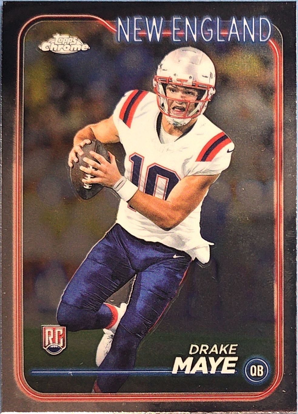 Drake Maye 2024 Topps Chrome Rookie #203 (RC)