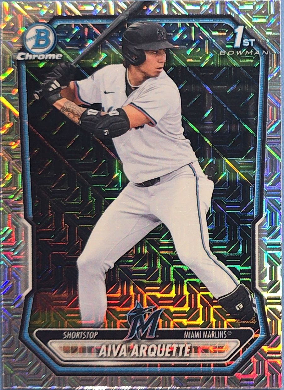 Aiva Arquette 2026 1st Bowman Chrome Prospects Mojo Refractor #BCP-40 (RC)