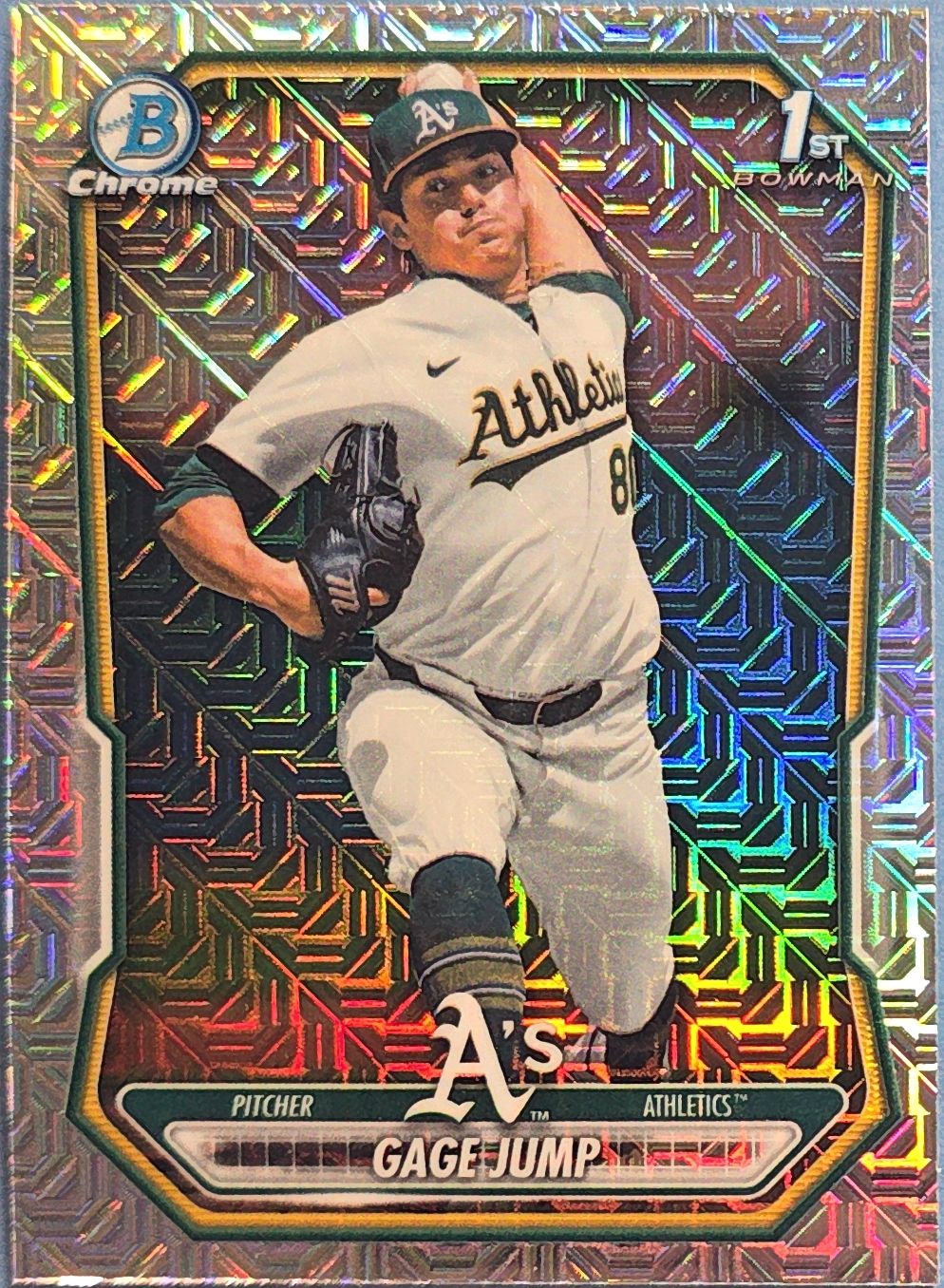 Gage Jump 2026 1st Bowman Chrome Prospects Mojo Refractor #BCP-15 (RC)