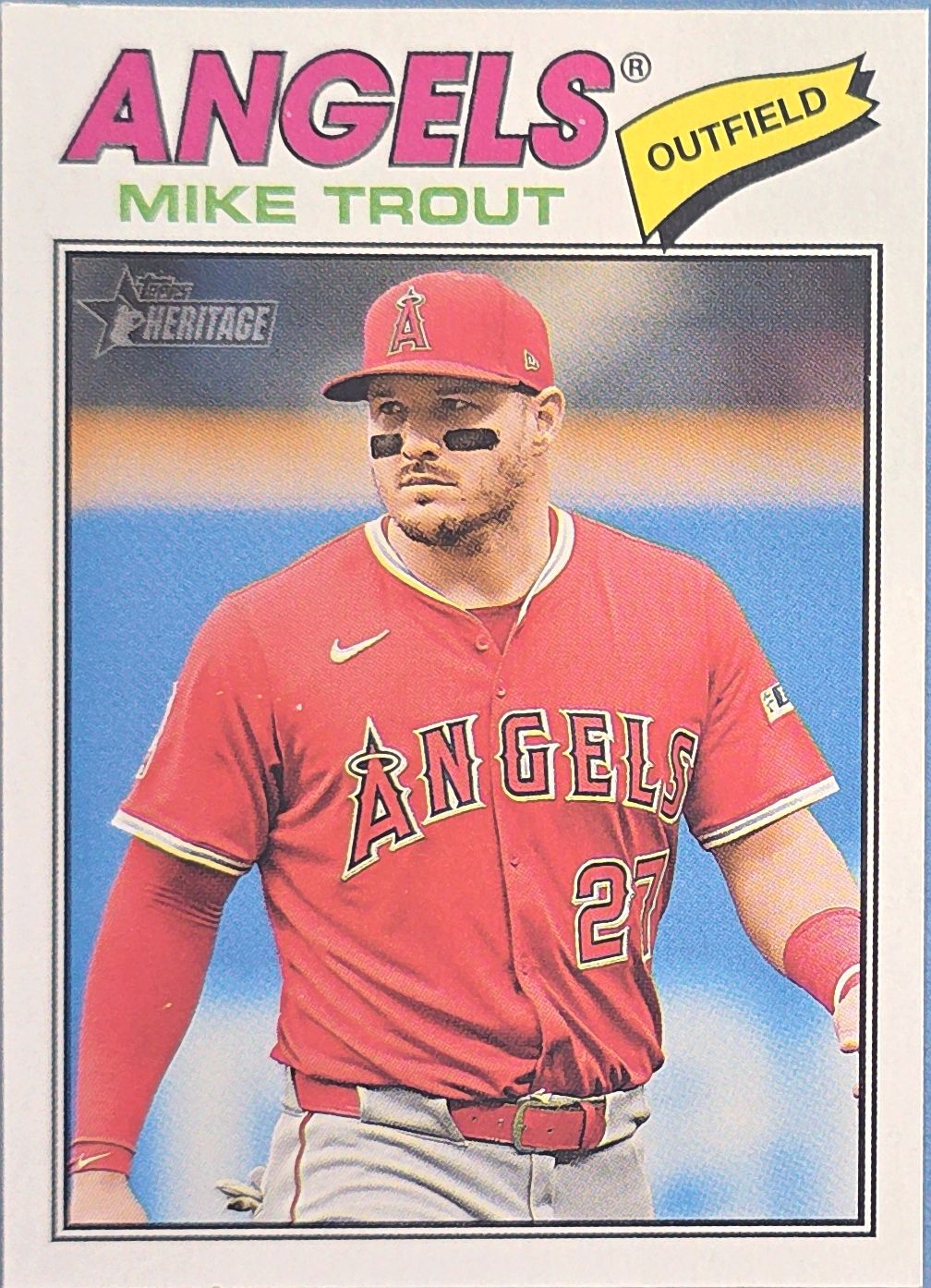 Mike Trout 2026 Topps Heritage #163