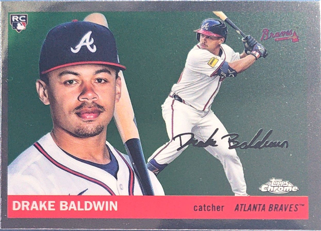 Drake Baldwin 2025 Topps Chrome Platinum Anniversary Rookie Refractor #265 (RC)