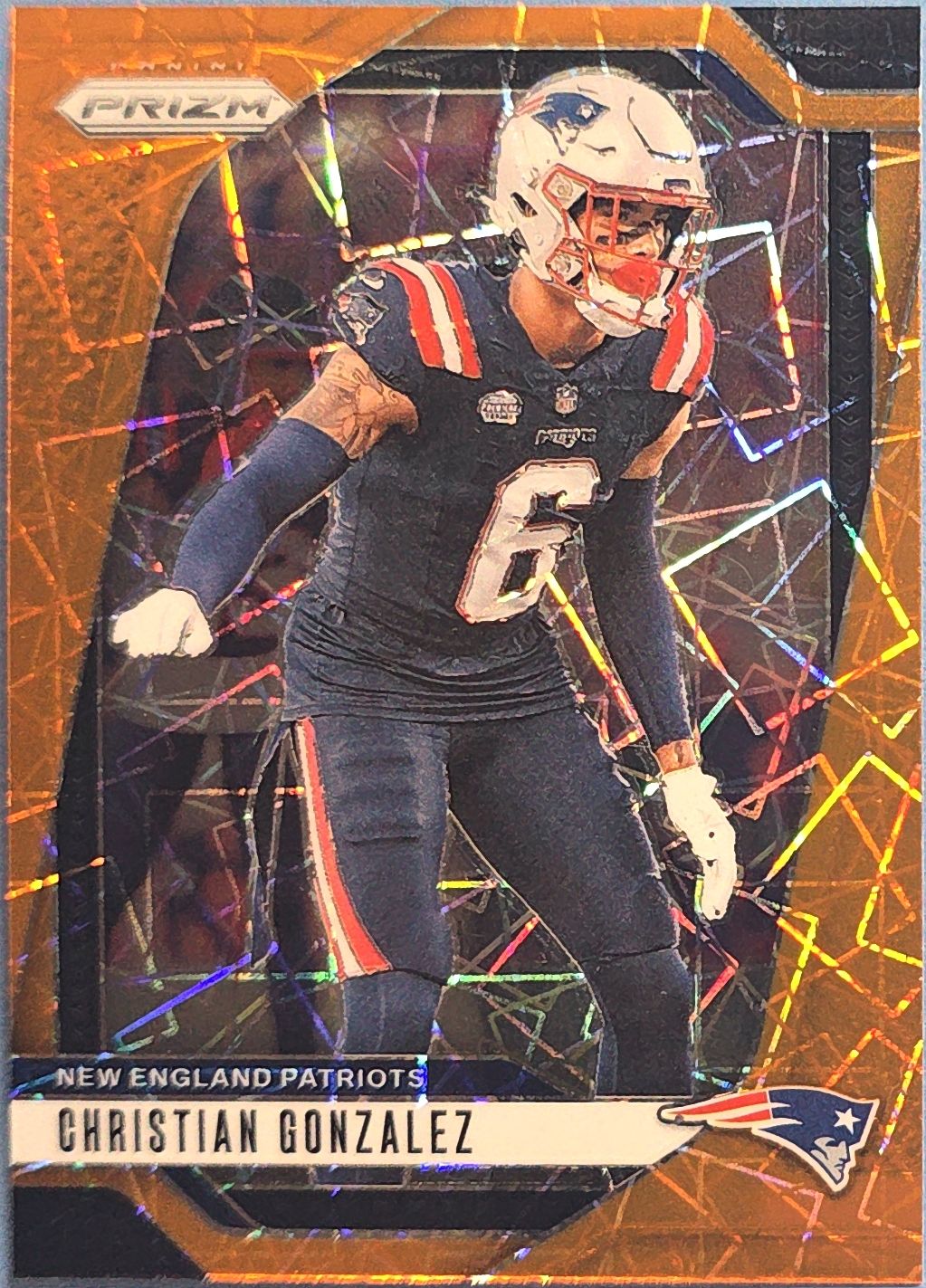 Christian Gonzalez 2024 Panini Orange Lazer Prizm #198