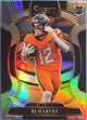 RJ Harvey 2025 Panini Select - Concourse Silver Prizm Rookie #10 (RC)