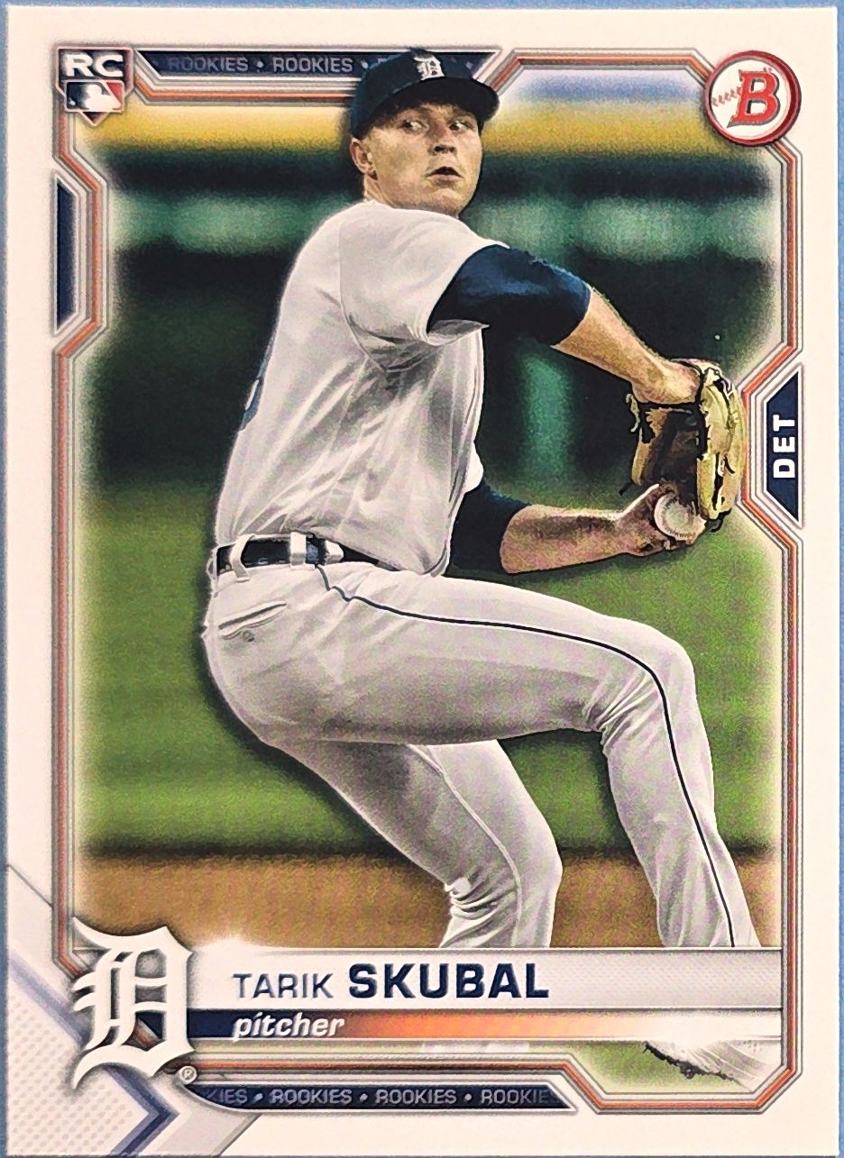 Tarik Skubal 2021 Bowman Rookie #11 (RC)