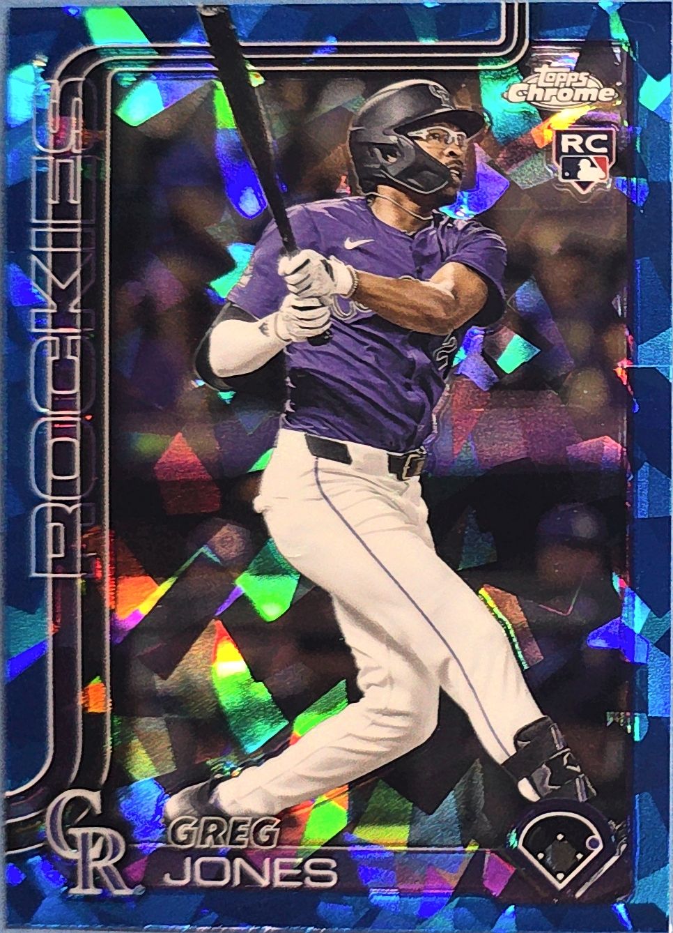 Greg Jones 2025 Topps Chrome Sapphire Edition Rookie #265 (RC)