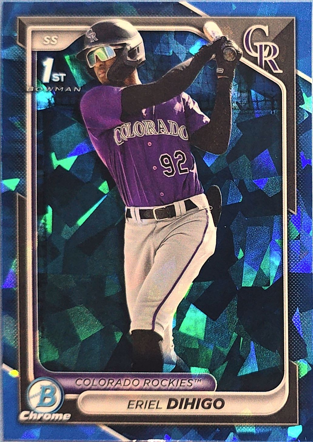Eriel Dihigo 2024 1st Bowman Chrome Prospects Sapphire Edition Rookie #BCP-200 (RC)