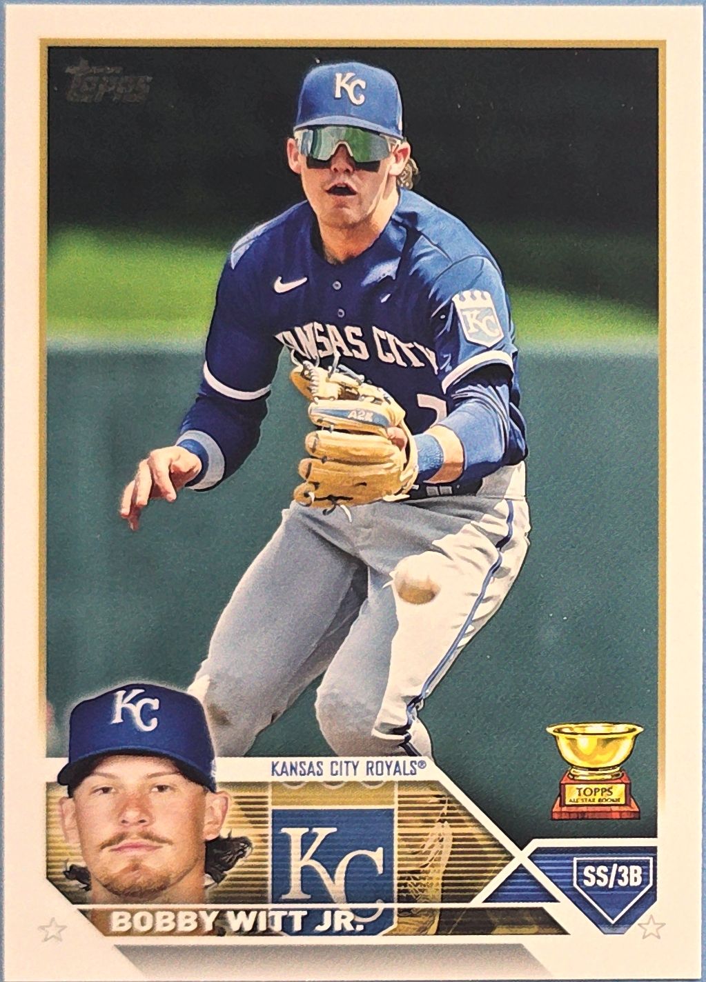 Bobby Witt Jr. 2023 Topps Series 1 #7 Rookie Cup