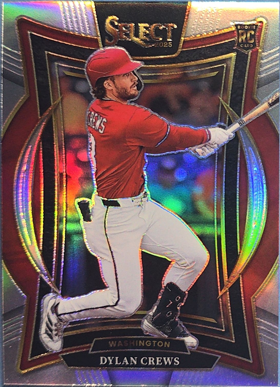Dylan Crews 2025 Panini Select Silver Prizm Rookie #14 (RC)
