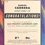 Daniel Cabrera 2021 Topps Inception Autographs #PA-DC Auto /600