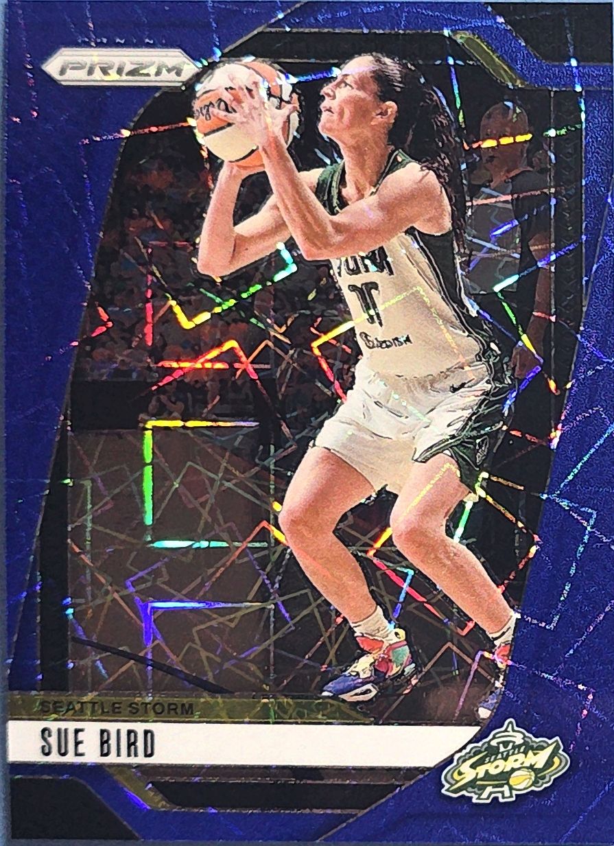 Sue Bird 2024 Panini WNBA Blue Velocity Prizms #112