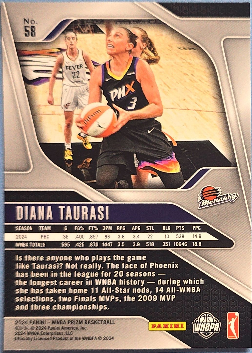 Diana Taurasi 2024 Panini Prizm #58