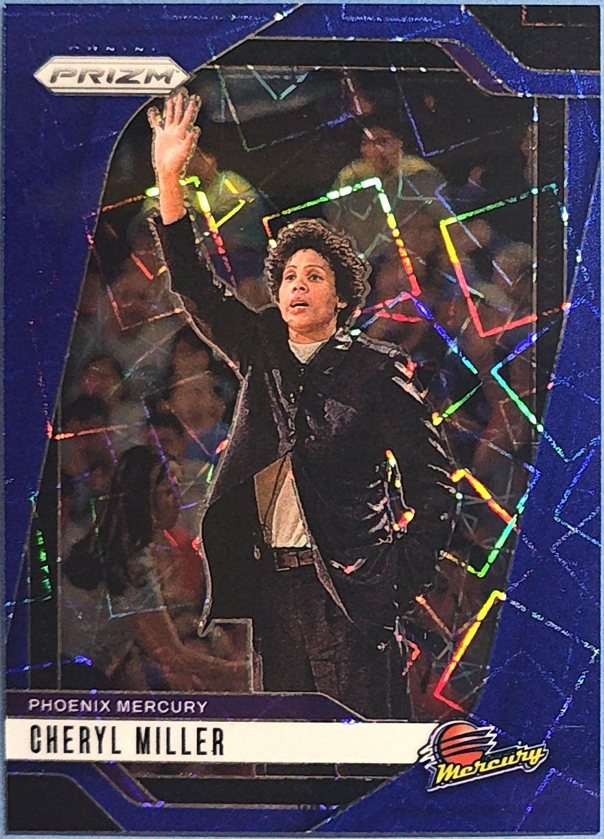 Cheryl Miller 2024 Panini Prizm WNBA Blue Velocity Prizms #125