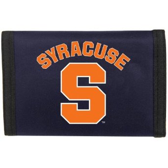 Syracuse Orange Nylon Trifold Wallet