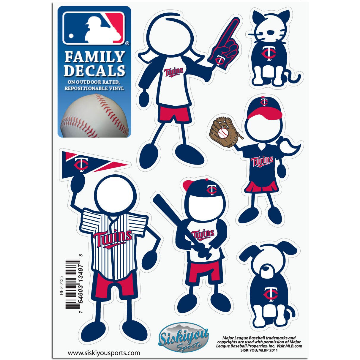 Minnesota Twins Family Decals
