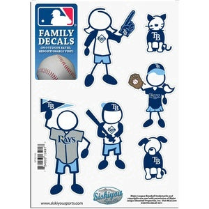 Tampa Bay Rays Family Decals