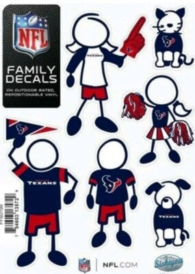 Houston Texans Family Decals